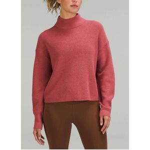 Lululemon Merino Wool-Blend Ribbed Turtleneck Sweater